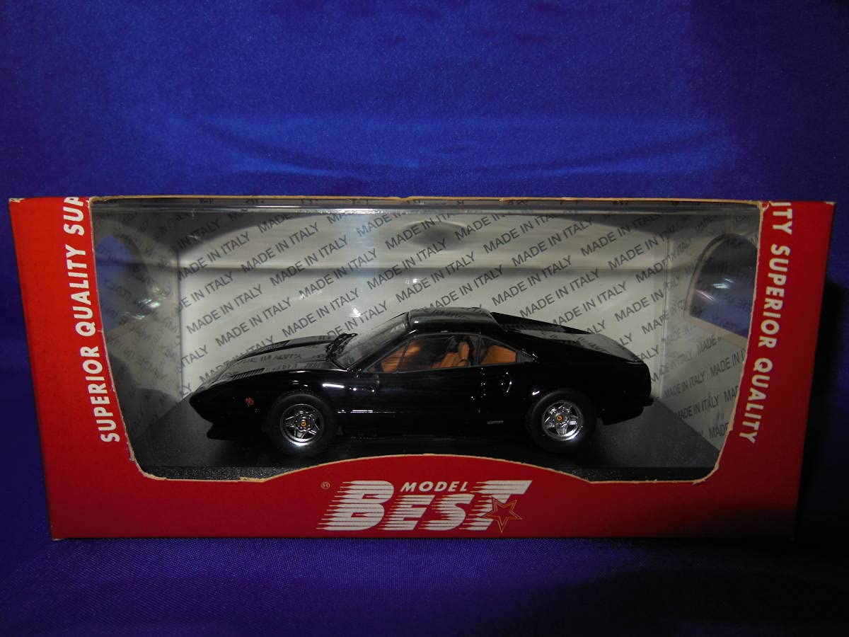 Amazon | 1/43 BEST MODEL 希少カラー フェラーリ 308GTB 1982年 BLACK